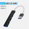 HUB USB 3.0 5Gbps 4 ports Multiprise Multi Chargeur Câble pour PC Laptop