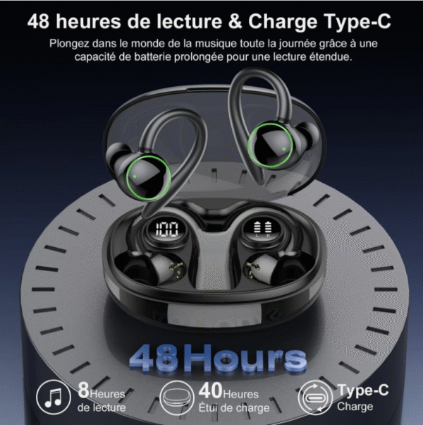 Capture d'écran 2025-05-16 144320 Ecouteurs Bluetooth sans Fil Sport Écouteur Bluetooth 5.3 HiFi Stéréo