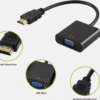 Adaptateur HDMI mâle vers VGA femelle - pour PC, Mac, moniteur, HDTV