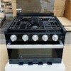 NEUF GIRARD 17” pouces RV 3 brûleurs tout verre drop-in cuisinière à gaz/four/poêle/platine de cuisson