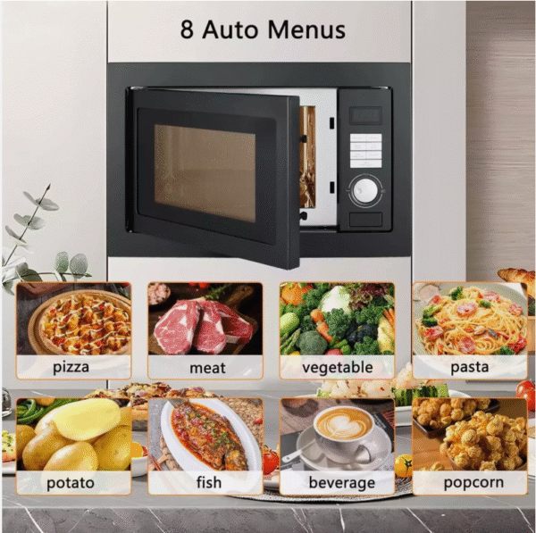 Capture d'écran 2025-05-17 063853 25L Forno a microonde da incasso 900W con grill elettrico Ancora inossidabile