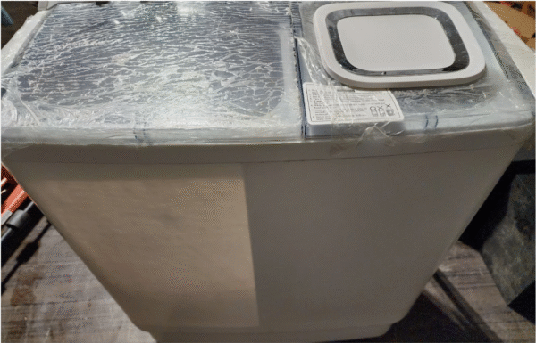 Machine à laver à chargement par le haut, mini baignoire double avec cycle de lavage et de séchage d'essorage,
